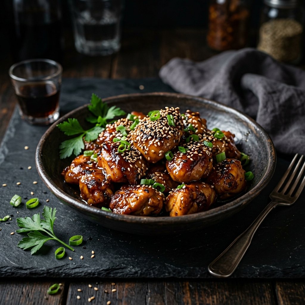 BBQ Sesame Chicken